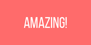 Placeholder with red background white text amazing
